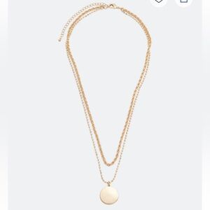 Towne & Reese Gold Double Chain Necklace